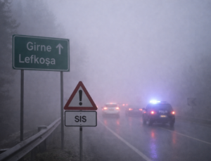 Girne–Lefkoşa Anayolu’nda Yoğun Sis: Polis Sürücüleri Uyardı