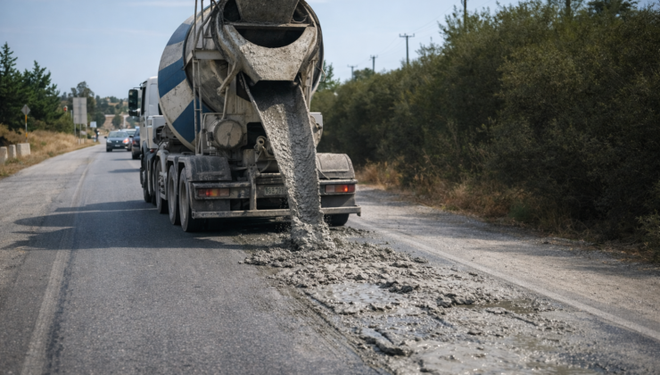Büyükkonuk–Kaplıca Anayolu’nda Beton Skandalı: Mikser Sürücüsüne 6 Bin TL’yi Aşan Ceza