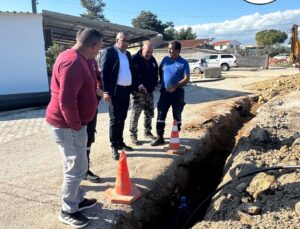 Korkuteli’nde su hattı yenileniyor