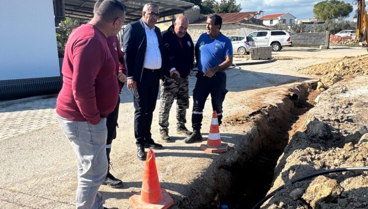 Korkuteli’nde su hattı yenileniyor