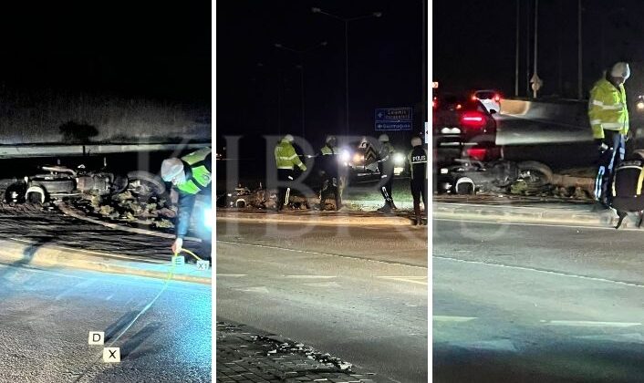 Long Beach Çemberi’nde kaza: Motosiklet sürücüsü ve yolcusu yaralandı