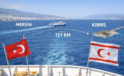 Mersin-Kıbrıs Arası Kaç Km? Deniz Yolu Mesafesi ve Seyahat Detayları