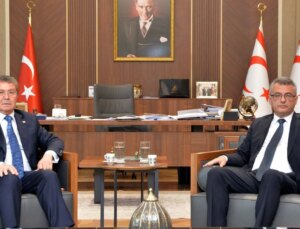 Cumhurbaşkanı Tufan Erhürman, Başbakan Ünal Üstel İle Görüştü