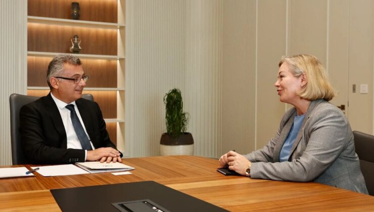 Cumhurbaşkanı Tufan Erhürman, Finlandiya'nın Lefkoşa Büyükelçisi Päivi Peltokoski'yi Kabul Etti 1 Cumhurbaşkanı Tufan Erhürman, Finlandiya’nın Lefkoşa Büyükelçisi Päivi Peltokoski’yi Kabul Etti