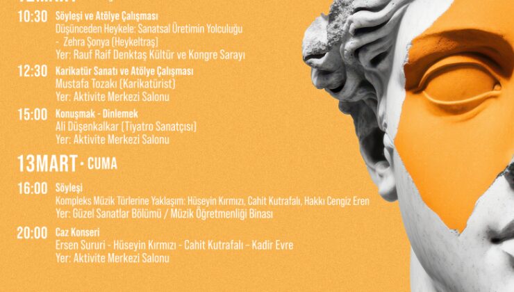 DAÜ Kültür ve Sanat Haftası: 9–13 Mart tarihlerinde Gazimağusa’da düzenleniyor 1 DAÜ Kültür ve Sanat Haftası: 9–13 Mart tarihlerinde Gazimağusa’da düzenleniyor