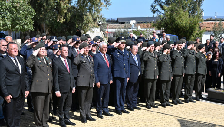 Malya Şehitleri anma töreni Aydınköy Malya Şehitler Anıtı’nda yapıldı
