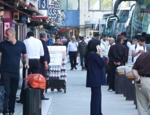 15 Temmuz Demokrasi Otogarı’nda Bayram Dönüşü Yoğunluğu