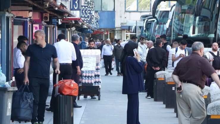 15 Temmuz Demokrasi Otogarı’nda Bayram Dönüşü Yoğunluğu