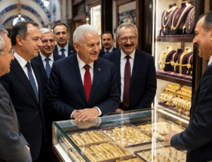Yıldırım, Kapalıçarşı’da İstanbul Kuyumcular Odası’nı Ziyaret Etti