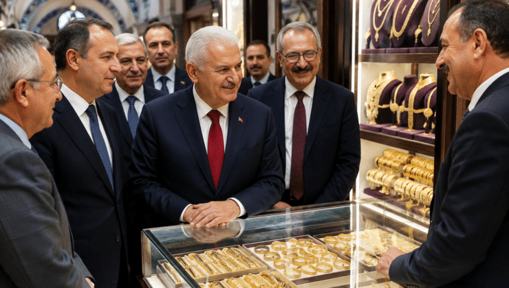 Yıldırım, Kapalıçarşı’da İstanbul Kuyumcular Odası’nı Ziyaret Etti