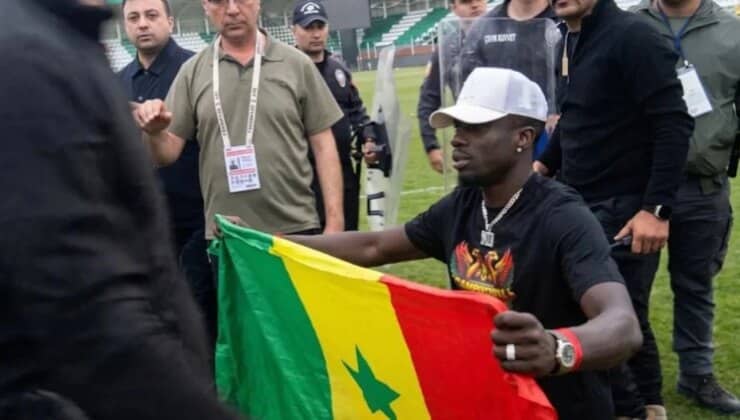 Amedsporlu Diagne’nin bayrağı kriz yarattı!