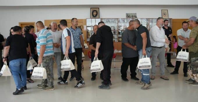 Bebek, belediye çalışanlarıyla Ramazan Bayramı kutlaması yaptı