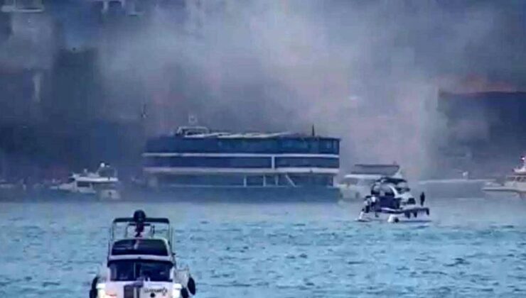 Bebek Sahili’ndeki Tekne Yangını Söndürüldü