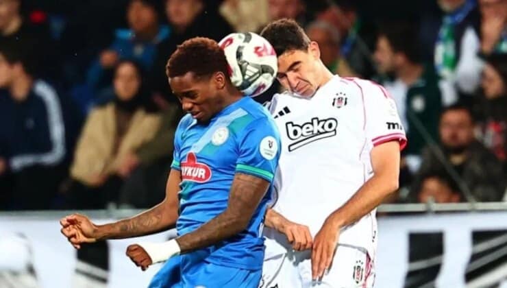 Beşiktaş Rizespor Maçı 2-2 Takipte Kaldı