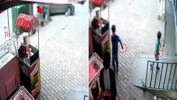 Çocuklar önce kediyi bıçakladı sonra esnafı tehdit etti