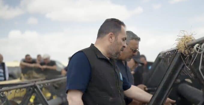 DÜÇ’te İlk Hasat, Tarım Bakanı Çavuş Tarafından Kutlandı