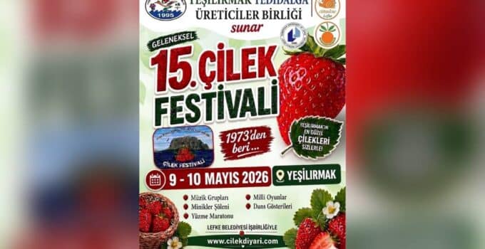 “15. Çilek Festivali” hafta sonu yapılıyor