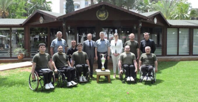 Engelliler Spor Federasyonu Başkanı’ndan Sivil Savunma’ya ziyaret