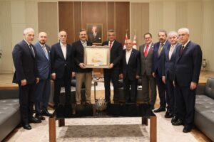 Erhürman, TOBB Başkanı Hisarcıklıoğlu’nu kabul etti