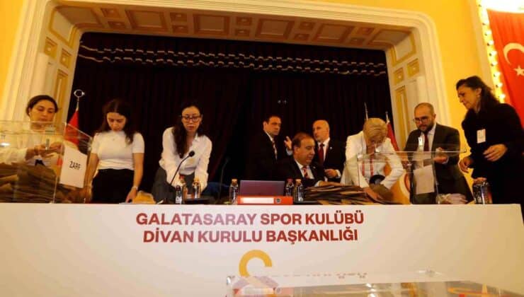 Galatasaray’da seçim: oy sayımı başladı
