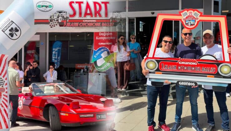 Grundig Klasik Otomobil Rallisi heyecan dolu anlar yaşattı