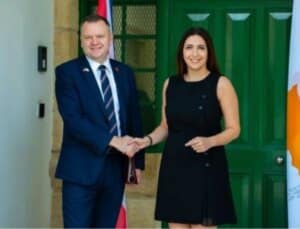 İngiliz Bakan Güney Kıbrıs’ta AB Genel İşler Toplantısına Katıldı