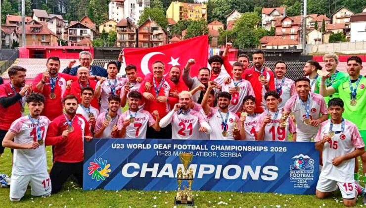 İşitme Engelliler U23 Milli Takımı Dünya Şampiyonu Oldu