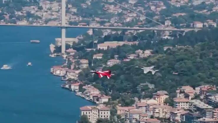 İstanbul Gökyüzünde HÜRJET Gösterisi Heyecanı