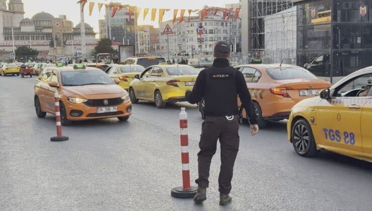 İstanbul Taksim’de Helikopter Destekli Güvenlik Operasyonu
