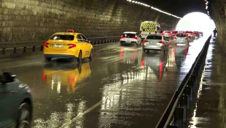 İstanbul’da sağanak: Maltepe’de Altıntepe Tüneli su altında
