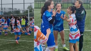 Kadınlar 3. Liginde futbolcular arasında arbede yaşandı
