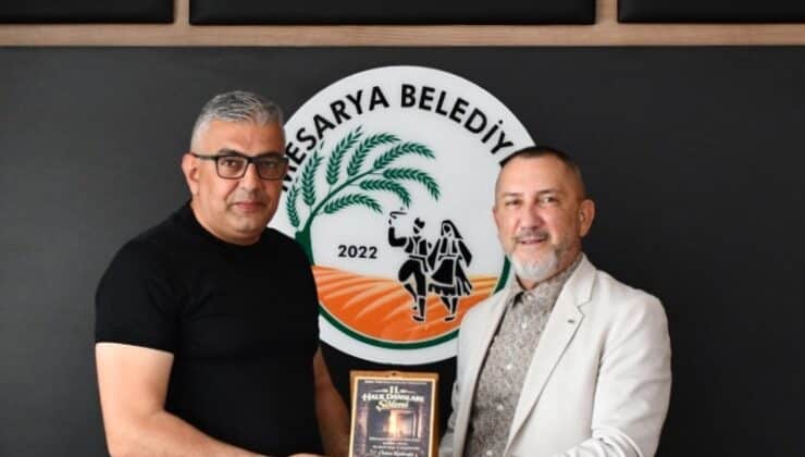 Kadirağa’dan Latif’e ziyaret: Mesarya Belediyesi’nde görüşme