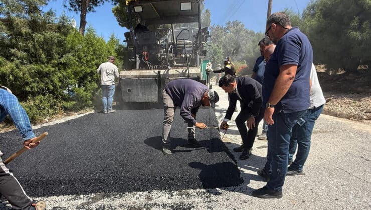 Karaağaç’ta altyapı tamamlandı, asfaltlama çalışmaları başladı