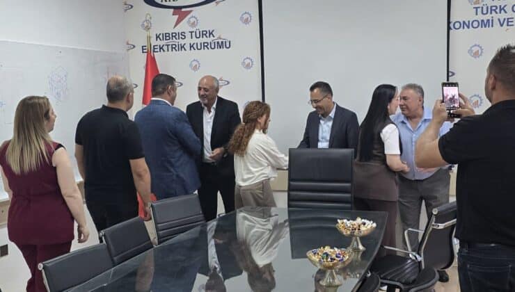 KIB-TEK’te bayram ziyareti ve kutlamalar yapıldı