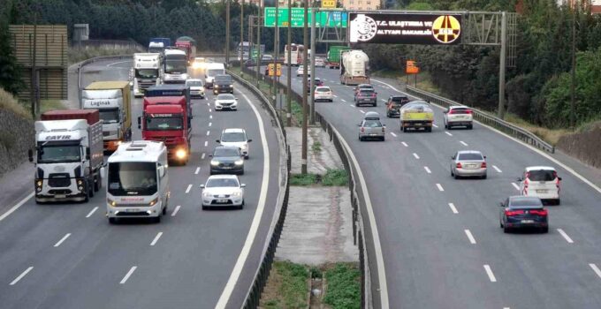 Kocaeli’de Bayramda Ağır Vasıtaya Sınır Koyuldu