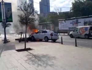 Mecidiyeköy’de Benzin Sızıntısı ve Yangın Olayı
