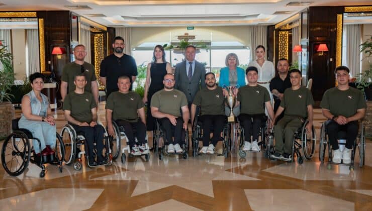 Merit Sosyal İşler Vakıflar Tekerlekli Sandalye Basketbolu ile buluştu