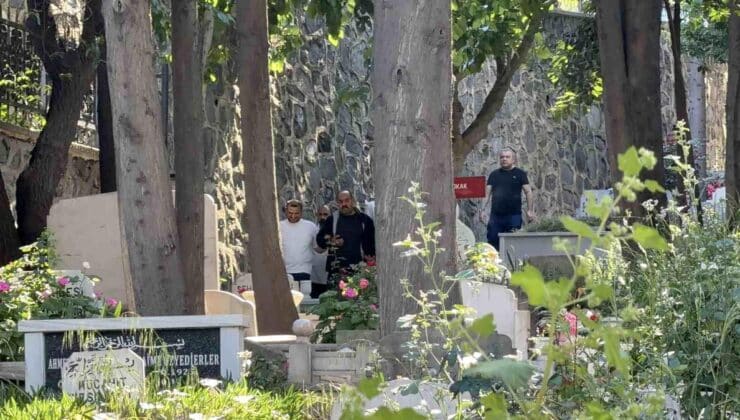 Narin Güran’ın Babası ve Ağabeyi Minguzzi’nin Kabrinde