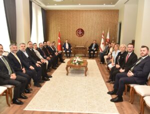 Öztürkler, DEİK Türkiye-KKTC İş Konseyi Heyetini Ağırladı