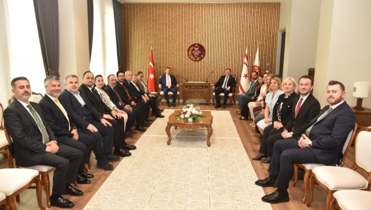 Öztürkler, DEİK Türkiye-KKTC İş Konseyi Heyetini Ağırladı