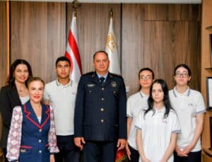 Polis Genel Müdürü Adalıer, Lefkoşa Türk Lisesi öğrencileriyle buluştu