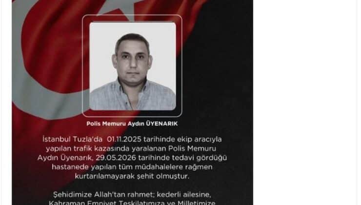 Polis Memuru Aydın Üyenarık Hayatını Kaybetti