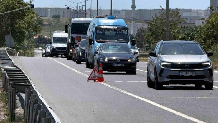 Tekirdağ’da Bayram Dönüşü Yoğun Trafik ve Kısıtlama