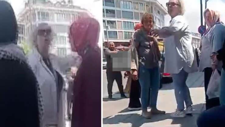 Üsküdar’da fast-food protestosunda tansiyon yükseldi