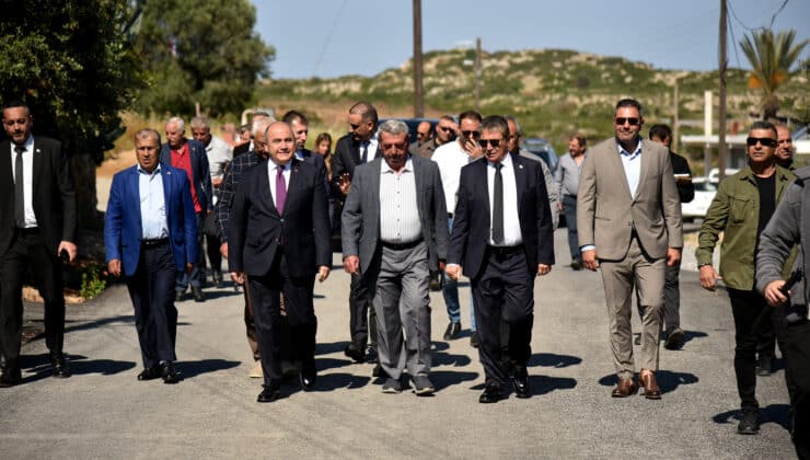 Üstel, Sadrazamköy ile Çatalköy-Değirmenlik yolunda incelemede bulundu
