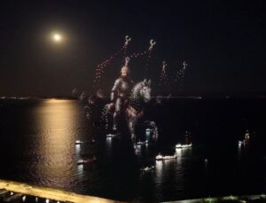 Yenikapı’da 1453 drone ile fetih kutlaması