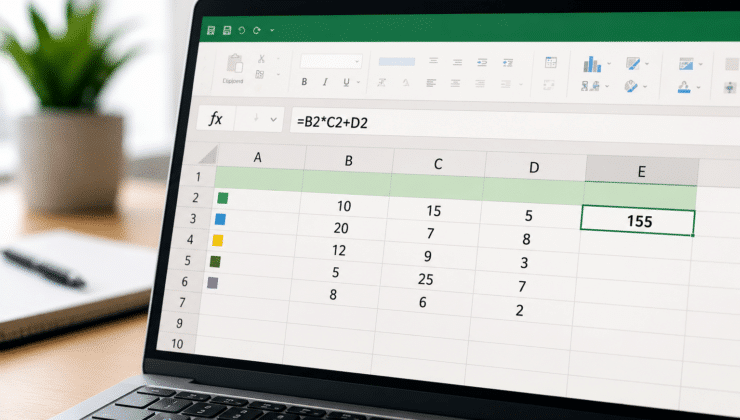 Excel’de Formül Nasıl Yazılır?