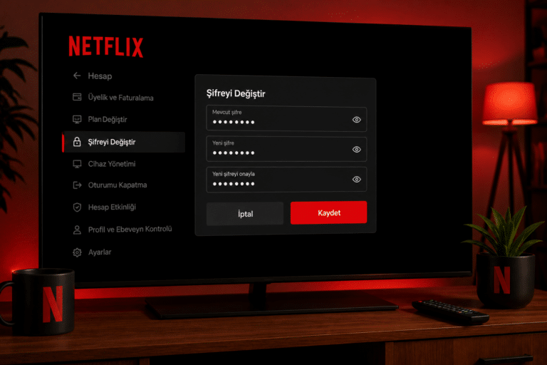 Netflix Şifresi Nasıl Değiştirilir?