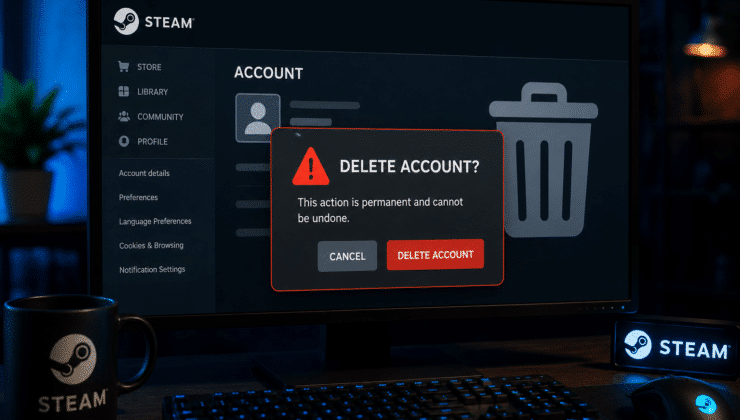 Steam Hesabı Nasıl Silinir?