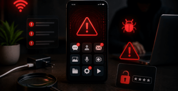 ⁠⁠Telefon Hacklendiği Nasıl Anlaşılır?